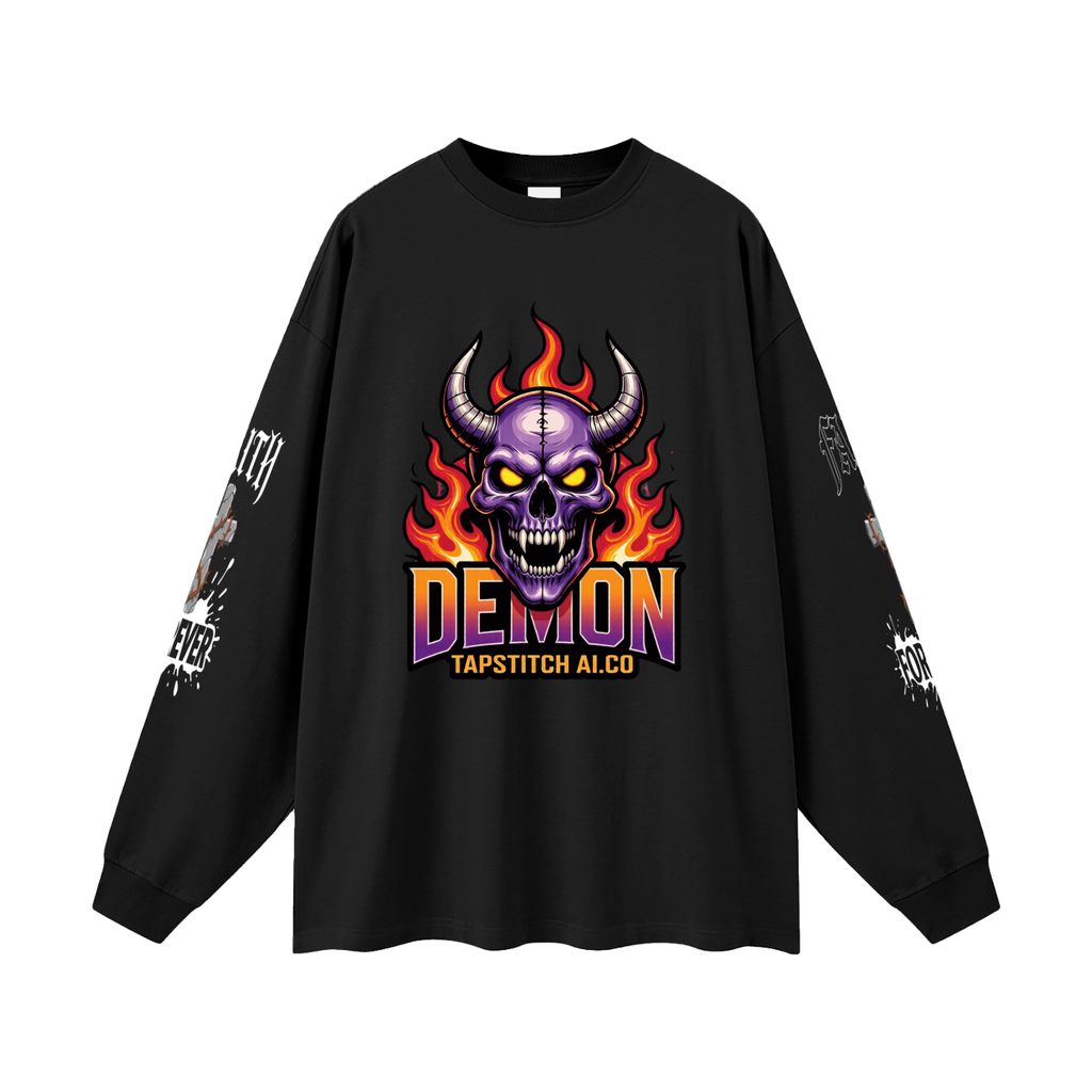 Oversized Unisex Long Sleeve T-Shirt
