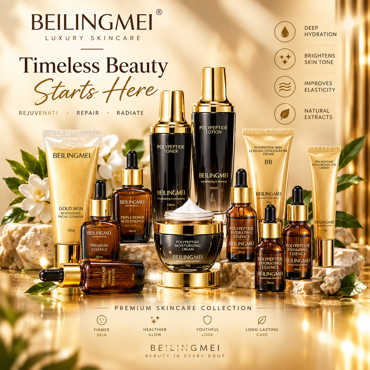 Enjoy 12-piece Facial Care Skin Care Kit