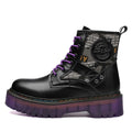 Tooling Boots Big Head Leather Boots High-top Laces